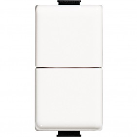 Bouton-poussoir double Bticino Matix 1P NO AM5055
