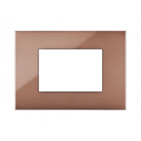 Plaque Ave YOUNG44 couleur Havane 3 modules...