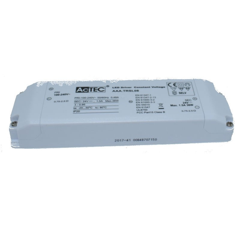Alimentatore Civic per LED 24V 30W IP20 AAA.TRSL08.00