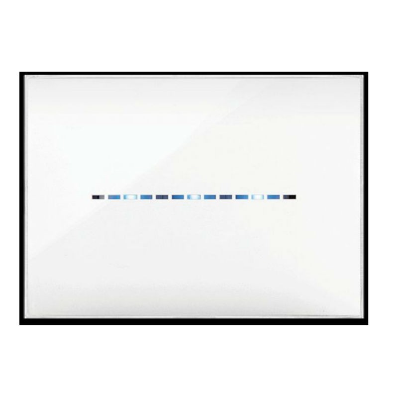Plaque Ave YOUNGTOUCH blanc couleur tactile 3 places 44PJTC3B