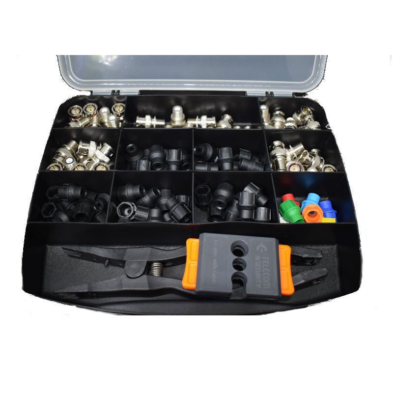 KIT Connettori spellacavi pinza FAIT KIT2-BNC