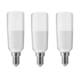 GE 7W LED lámpara de tubo E14 6500K kit de 3 piezas 93048805