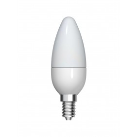 Oliva LED GE 3.5W lámpara E14 2700 vidrio opal 93012862