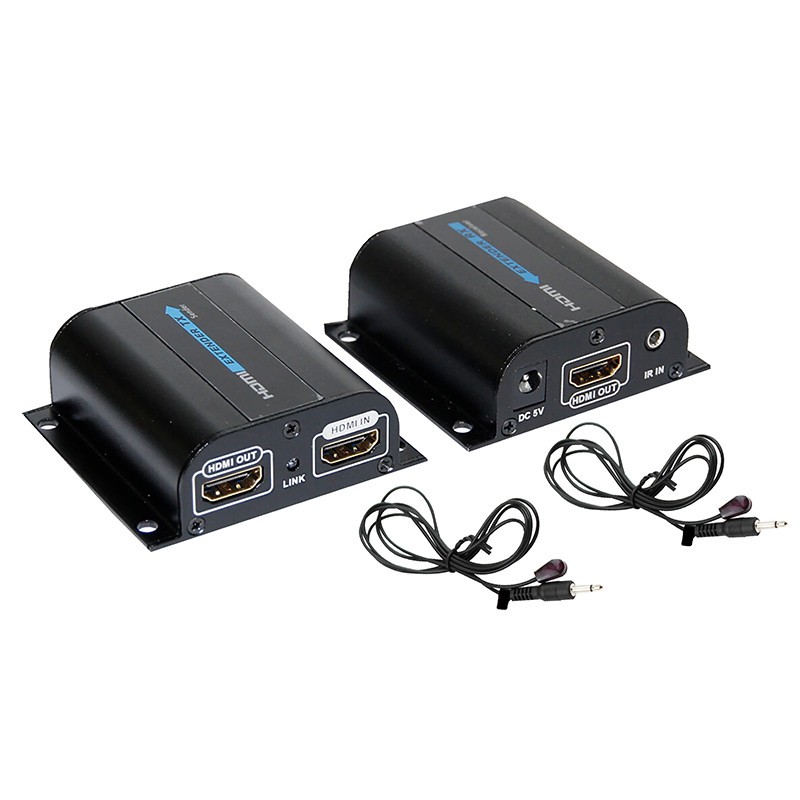 Paire de prolongateurs FTE HDMI pour allonger la longueur du câble HDMI EXTLANIRLP