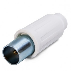 TV plug MASTER Coaxial écran de 75 OHMS mâle 00591