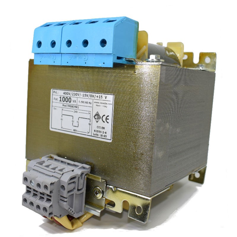 Transformador de la CTA de dos cables de aislamiento de 1000VA 230-400/24+24 TMSBCMK1