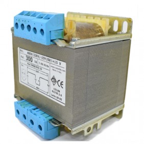 Transformateur CTA deux Fils d'isolement de 300VA 230-400/24+24 TMSBCMK0.30