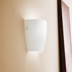 Applique Flashy DAFNE glass E27 White...