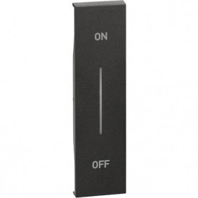 Cover Bticino Living Now con simbolo ON-OFF 1M...
