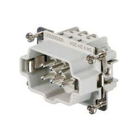 Connector insert Male Weidmuller HDC 6P+T-24A 500V 1200000000