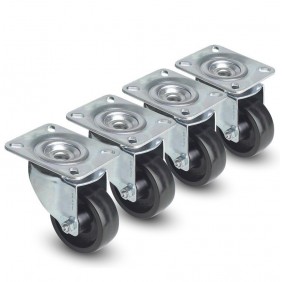 KIT 4 Ruote per Armadi Rack Item 20301