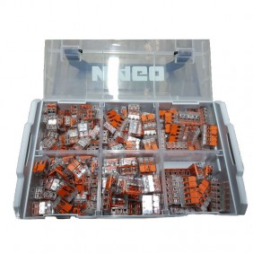 KIT Valigia Wago BOX MINI con Giunzioni connettori 887-957