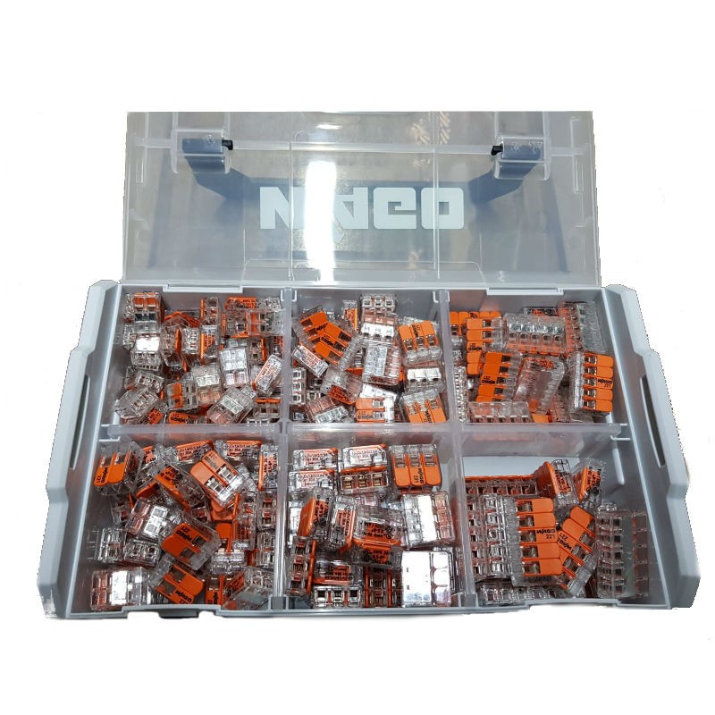 KIT Maleta Wago CUADRO de MINI conectores de compresión 887-957
