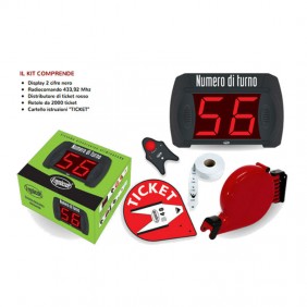 Visel Turno Facile Kit Queue system dispenser...