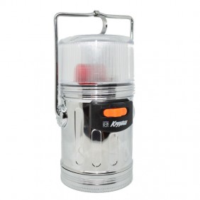 Lanterna lampada per Camping colore silver lucido 1241