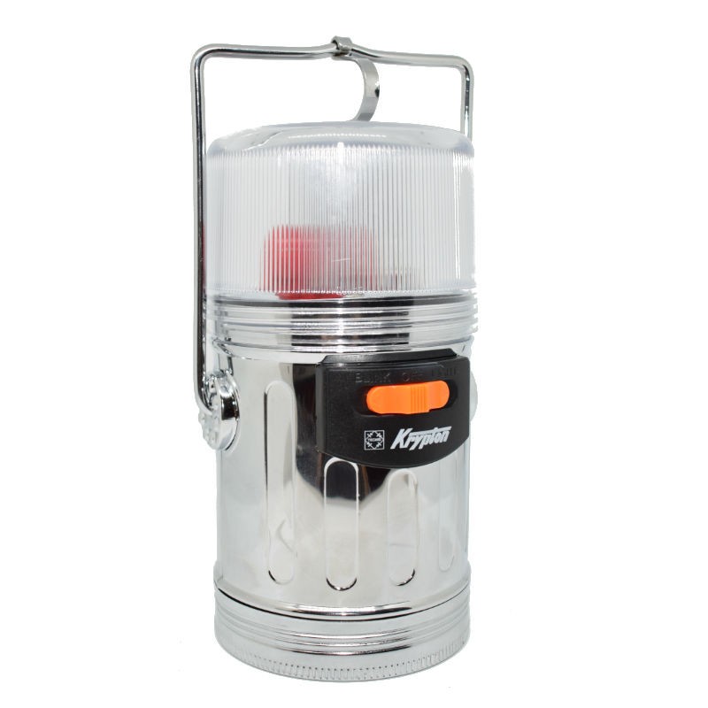 Laterne, lampe für Camping farbe silber glänzend 1241