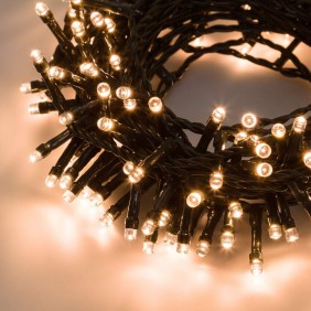 Series Christmas Lights Wimex 180 LED Warm...