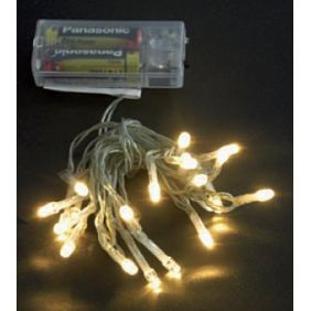 Serie Luci Natale Wimex con batteria 20 LED luce Bianca IP20 4501006