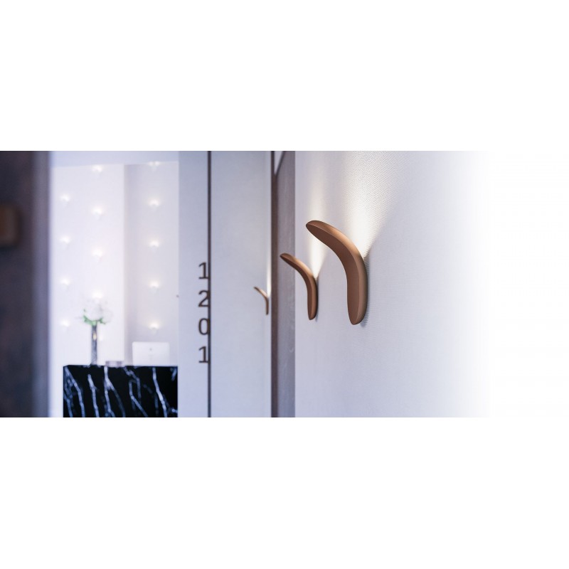 Lampe de mur par AxoLight LIK 16,6 W LED 3000K Bronze APLIKXXXBRXXLED