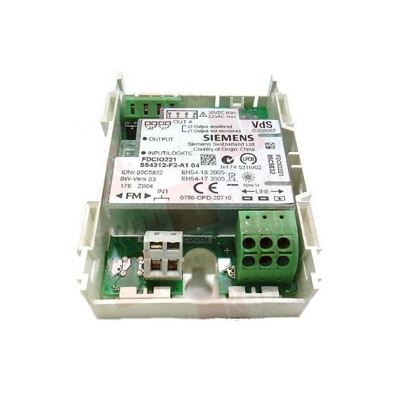 Modulo Siemens 1 ingresso 1 uscita Iindirizzato S54312F2A1