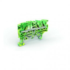 Morsetto Cabur di terra Push-in 2,5mm giallo verde EFCE210