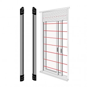 Barrière à infrarouge Bentel IR pour portes et...