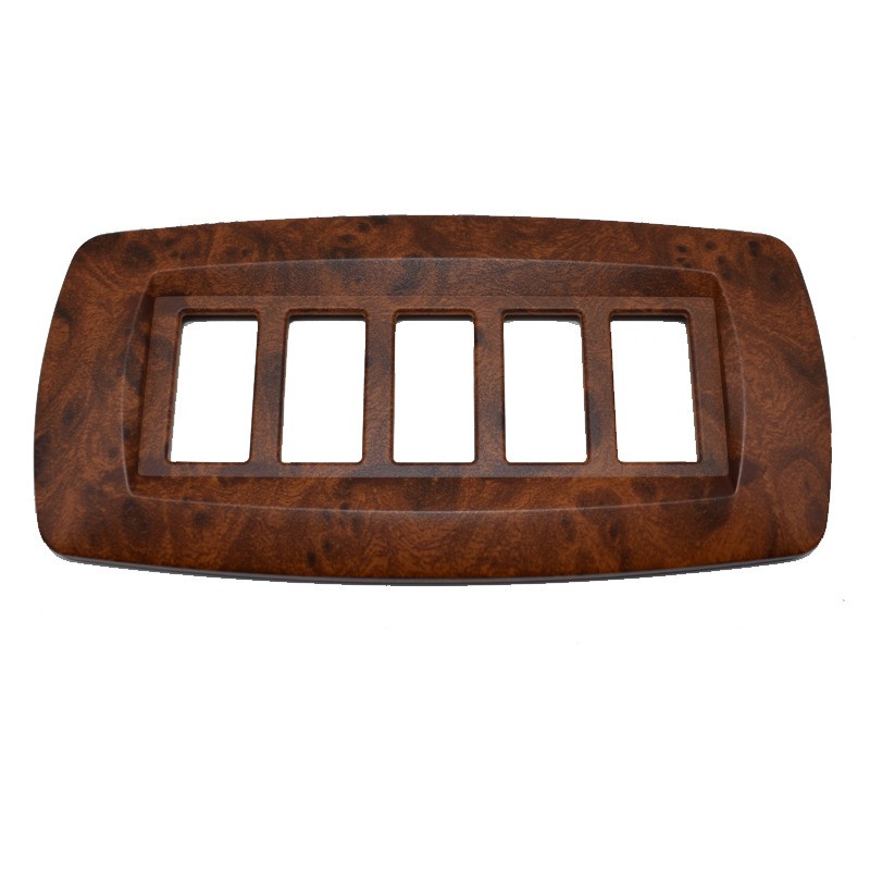 Placca Master modi 5 posti radica MD435