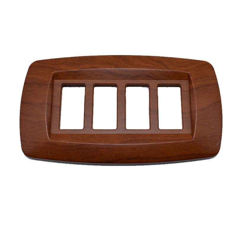 Plaque maîtresse voies 4 places cerise MD414