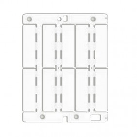 Tag portatarghetta et binaire Cabur 50X15 Blanc TA5015W