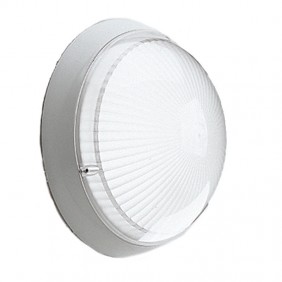 Plafonnier Disano GLOBO 100W E27 IP65 Gris...