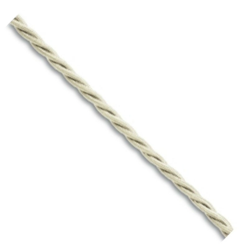 Braided cable in Silk Fanton 3G1,5 colour Ivory 93928