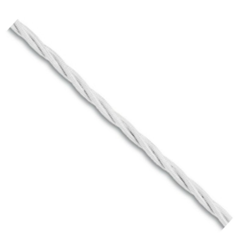 Cable de seda trenzado Fanton 2G1 blanco 93802