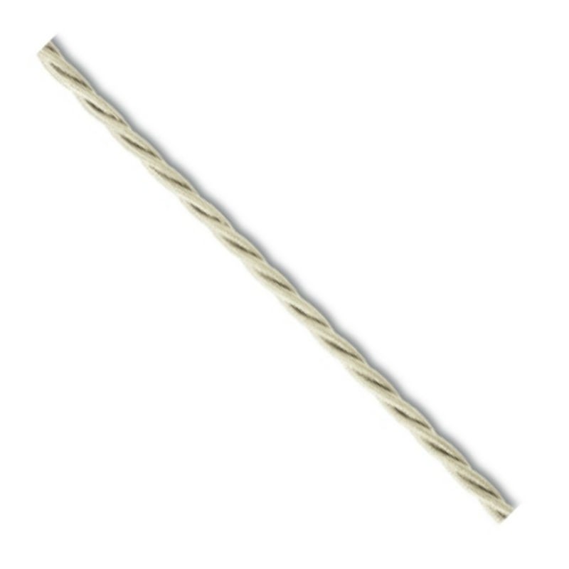 Fanton Câble tressé en soie 3X1,50 matazza 10 Mètres Ivoire 93828-10