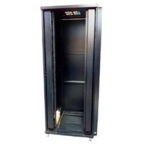 Armadio da pavimento Rack Orca 42 Unità 800X800 colore Nero 572700-42N