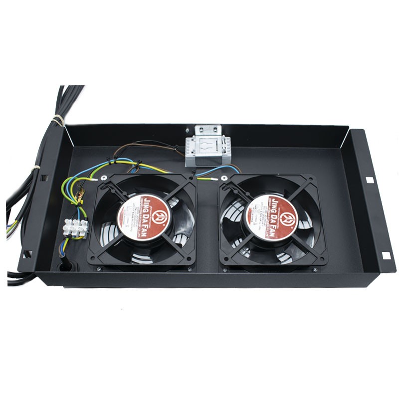 Gruppo 2 Ventole con Termostato Orca per quadri Rack 550100-02NT
