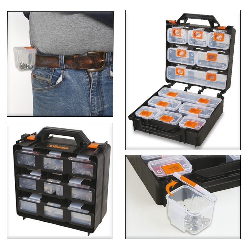 Koffer-organizer-Beta mit 12 schalen abnehmbar leere 020800000