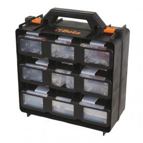 Valigia organizer Beta con 12 vaschette asportabili vuote 020800000