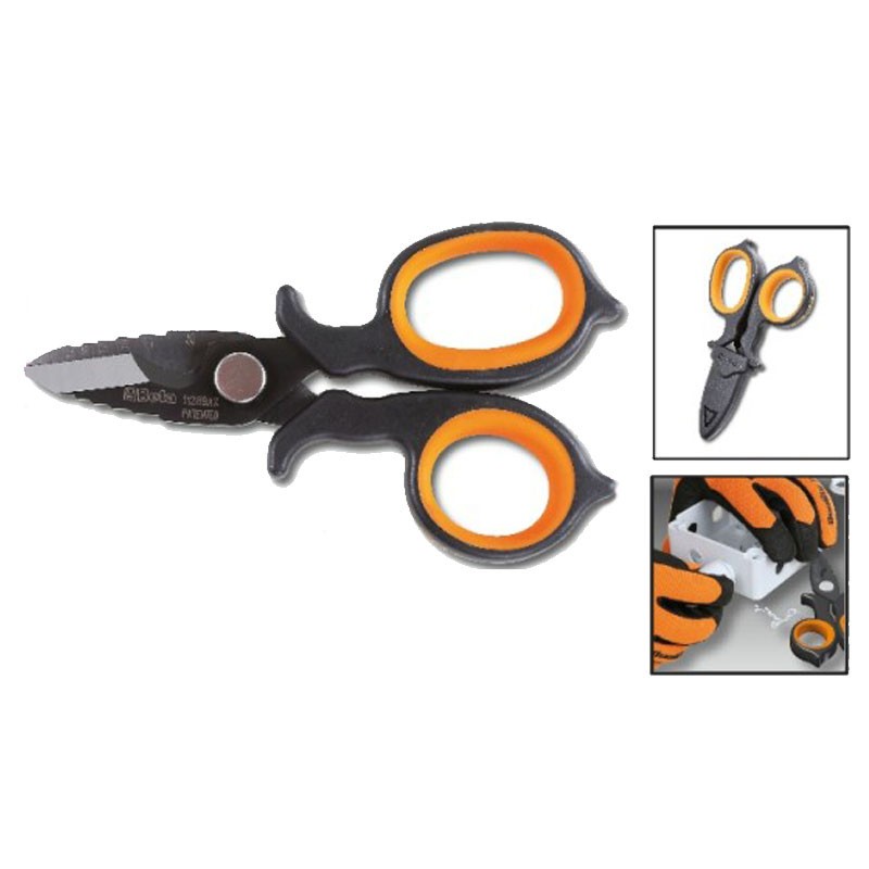 Forbici Beta per elettricisti Asimmetrica Inox 011280088
