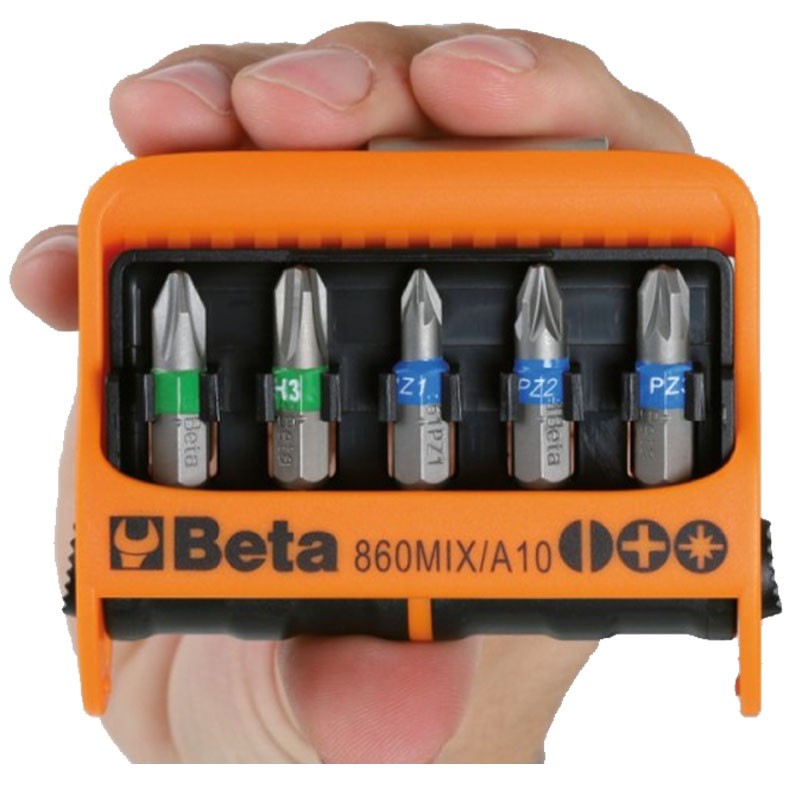 Set 10 einsätze Beta mit halter im etui pocket 008600900