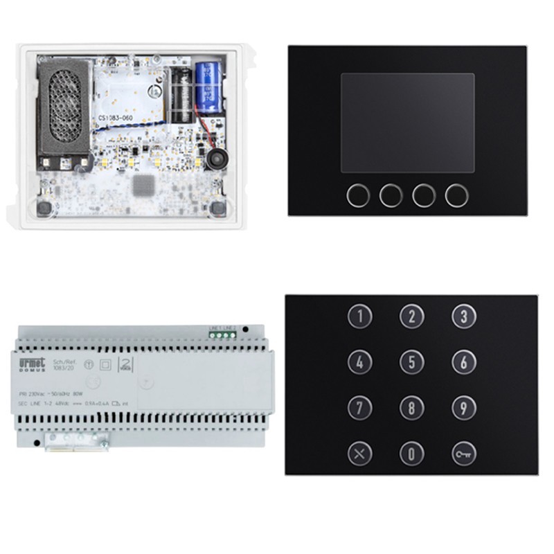 Kit básico el Sistema de Audio Urmet sistema Alpha 2 Voz 1783/723