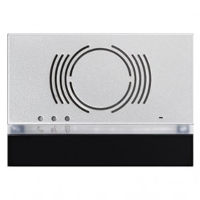 Bisel de Urmet Alfa para el audio externo Negro 1168/130