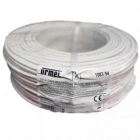 Cavo 2 Voice Urmet 2x0,50mm matassa da 100 metri 1083/94