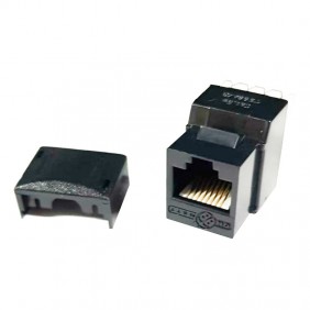 Outlet Item RJ45 U/UTP cat.5E Black 50103