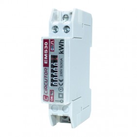 Contador de energía monofásico Asita 1 módulo Din EMS30C