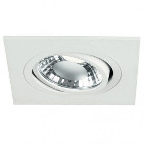 Spotlight Noble de empotrar blanco ajustable...