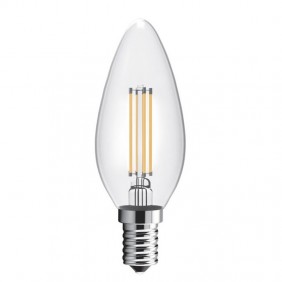 Lampadina Oliva a filamento Osram 4W LED E14 2700K VCB40827CE1