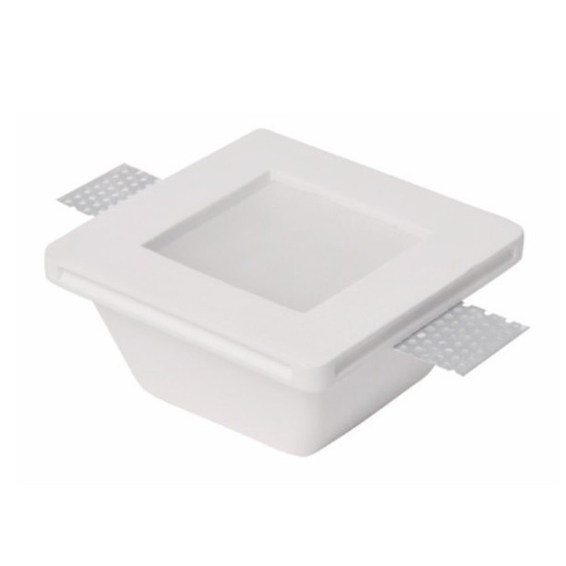 Downlight carré de plâtre de haute-Ledco Verre GE1020/G