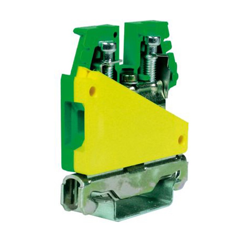 Ground terminal Cabur 10mmq yellow green TO500