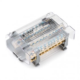 Bornier de distribution Tétrapolaire Cabur 160A QBLOK4160S