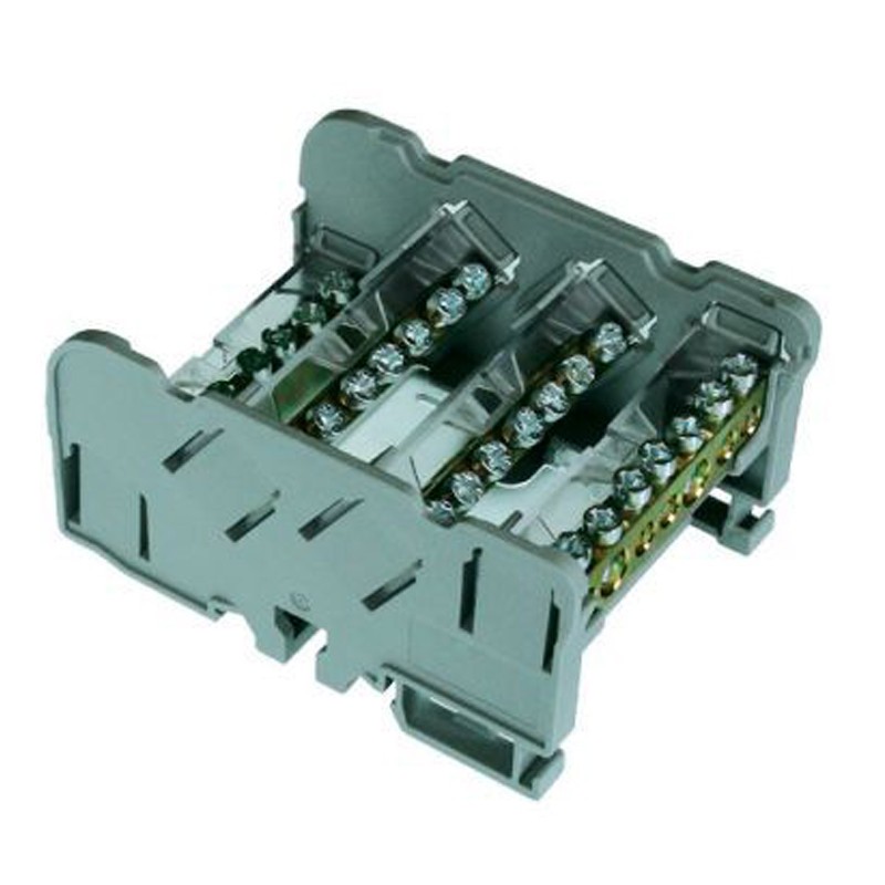 Morsettiera di distribuzione Cabur QBLOK4P125A11 125A 4 Poli QBLOK4125